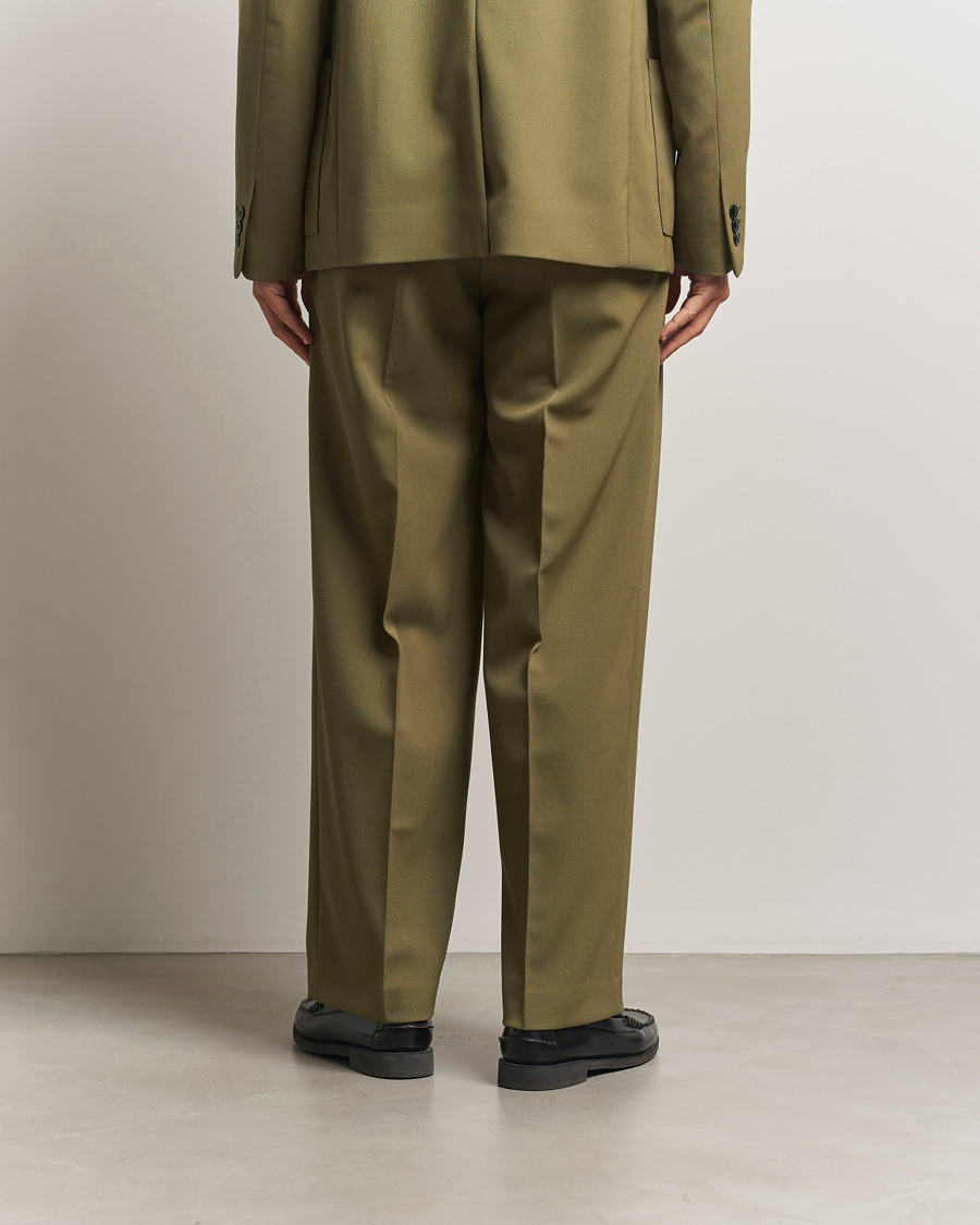 Herren | Hosen | NN07 | Justin Double Pleated Suit Trousers Firene Green