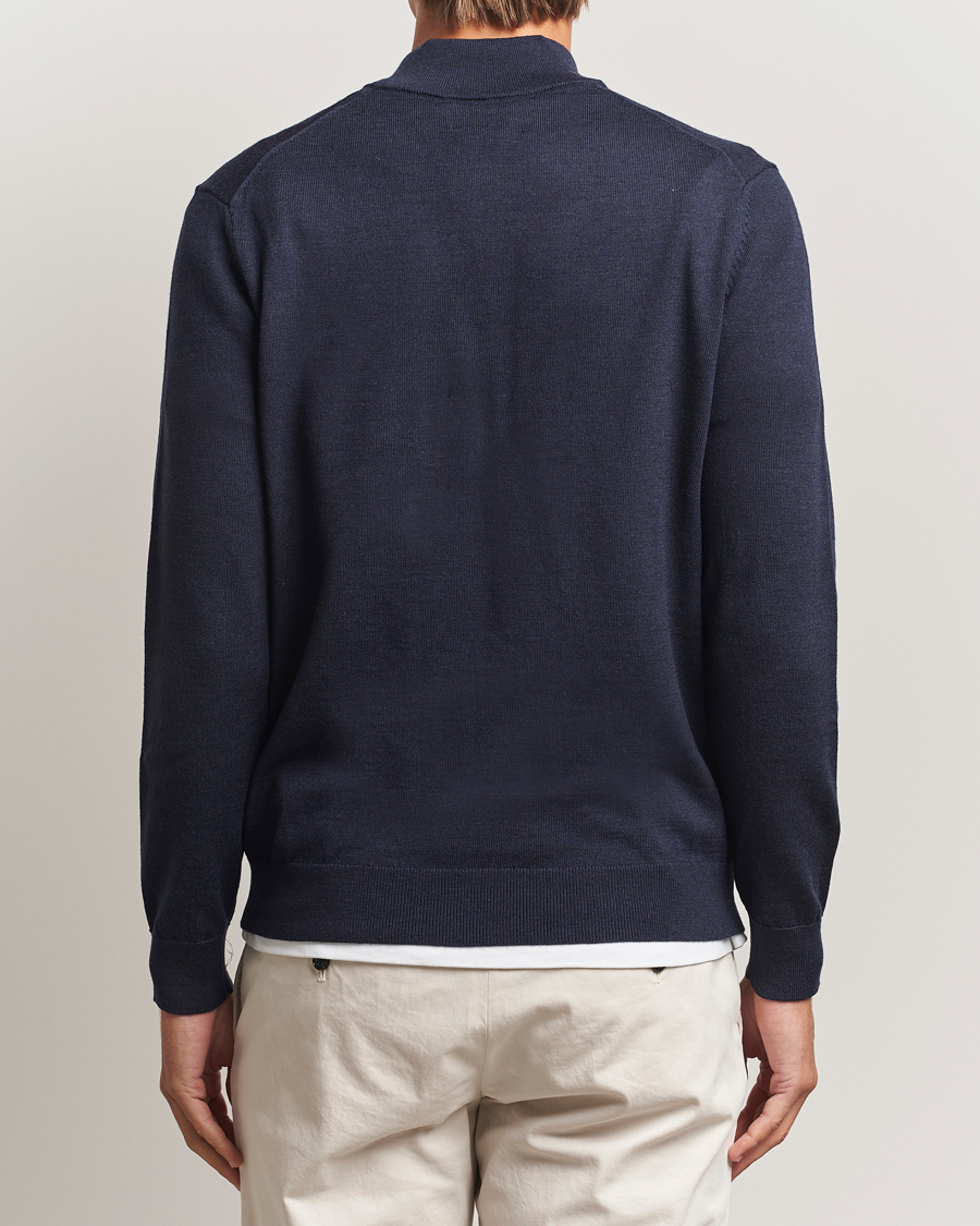 Herren | Pullover | NN07 | Sergio Merino Half Zip Navy Melange