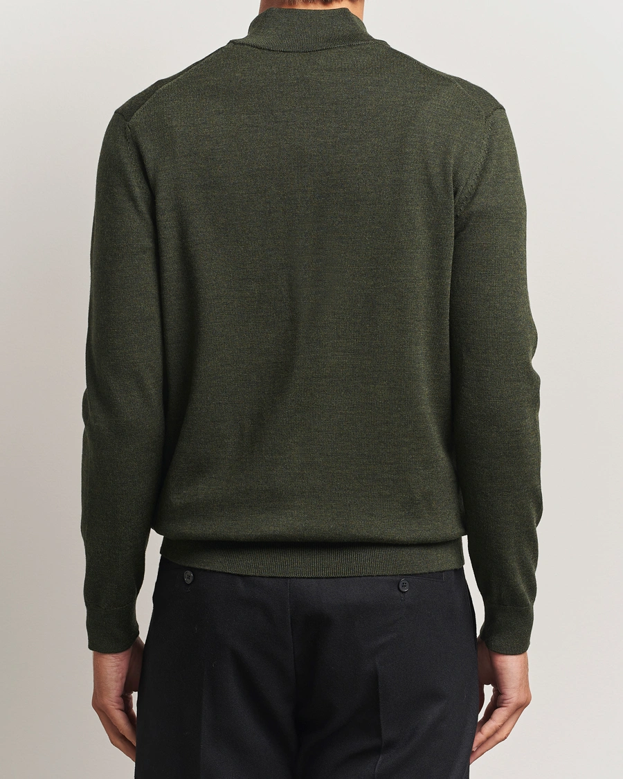 Herren | Pullover | NN07 | Sergio Merino Half Zip Dark Army