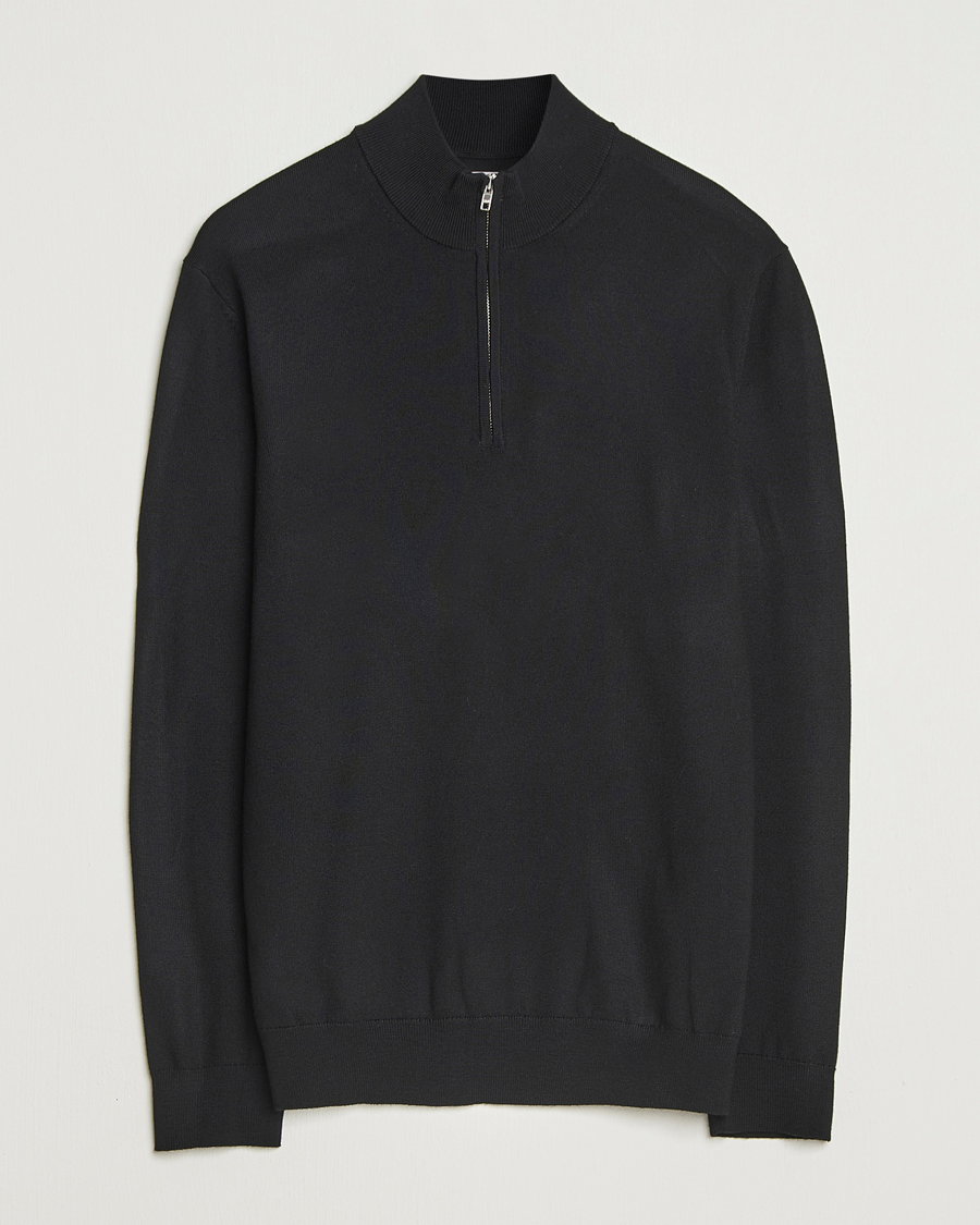 Herren | Pullover | NN07 | Sergio Merino Half Zip Black