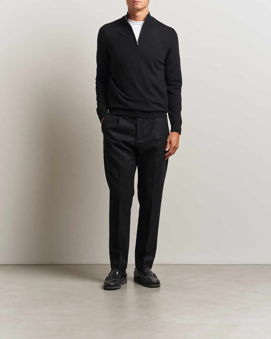 Herren | Pullover | NN07 | Sergio Merino Half Zip Black