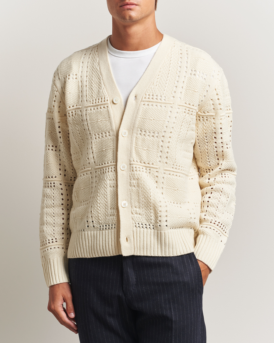 Herren | Pullover | NN07 | Tobias Knitted Cardigan Ivory