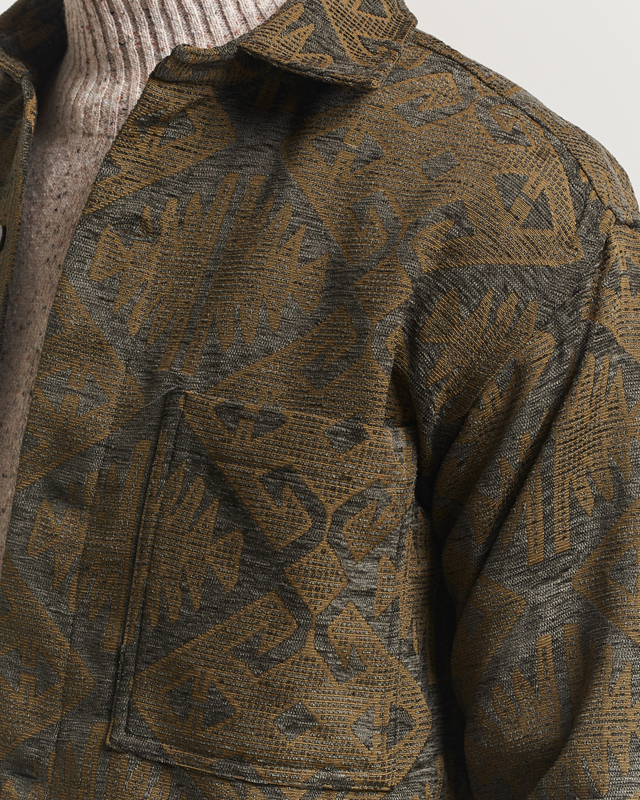 Herren | Hemden | NN07 | Adwin Printed Overshirt Green Multi