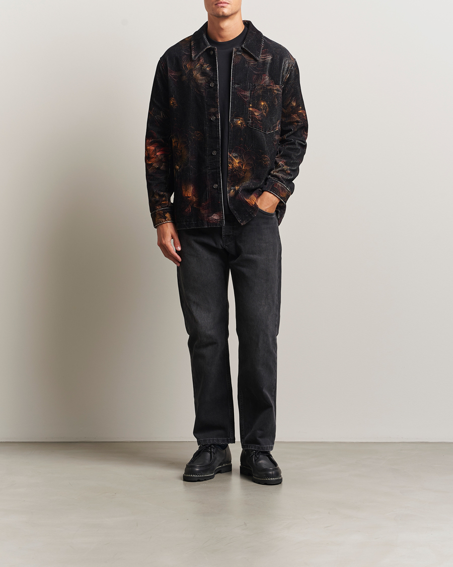 Herren | Hemden | NN07 | Blaze Printed Corduroy Overshirt Multi
