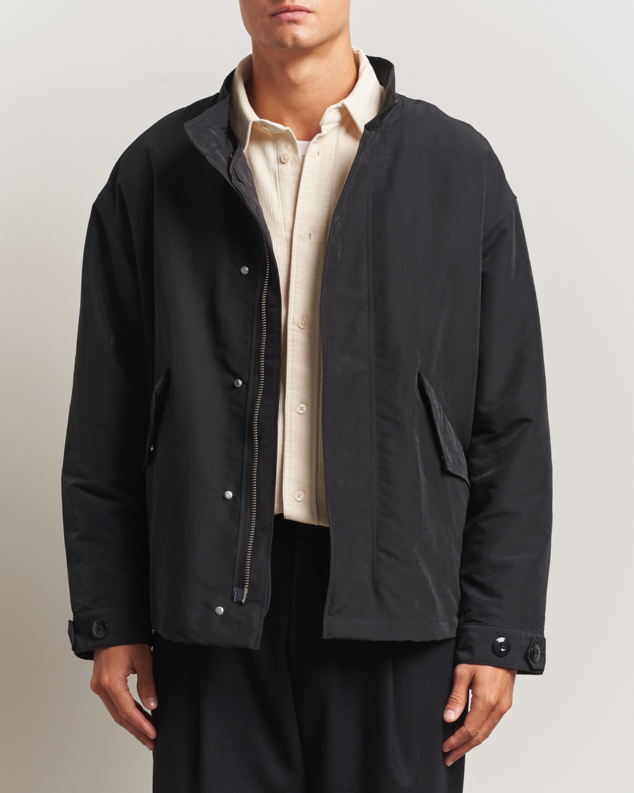 Herren | Jacken | NN07 | Sophus Nylon Bomber Jacket Black