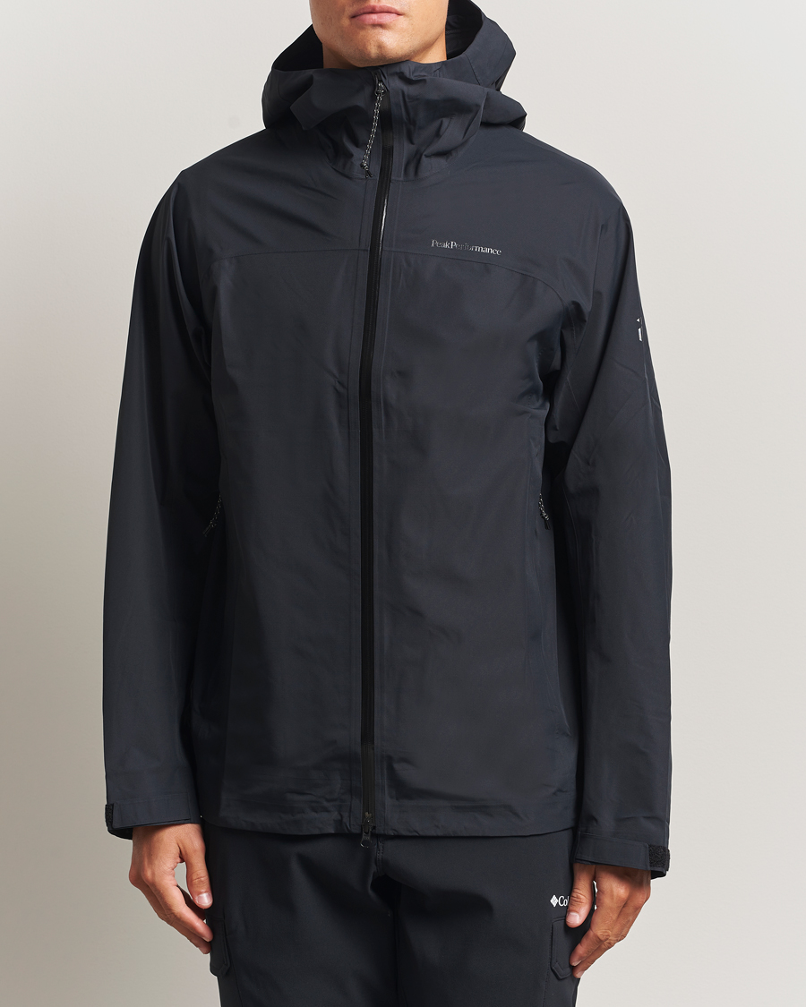 Herren | Jacken | Peak Performance | Treeline Shell Hooded Jacket Black