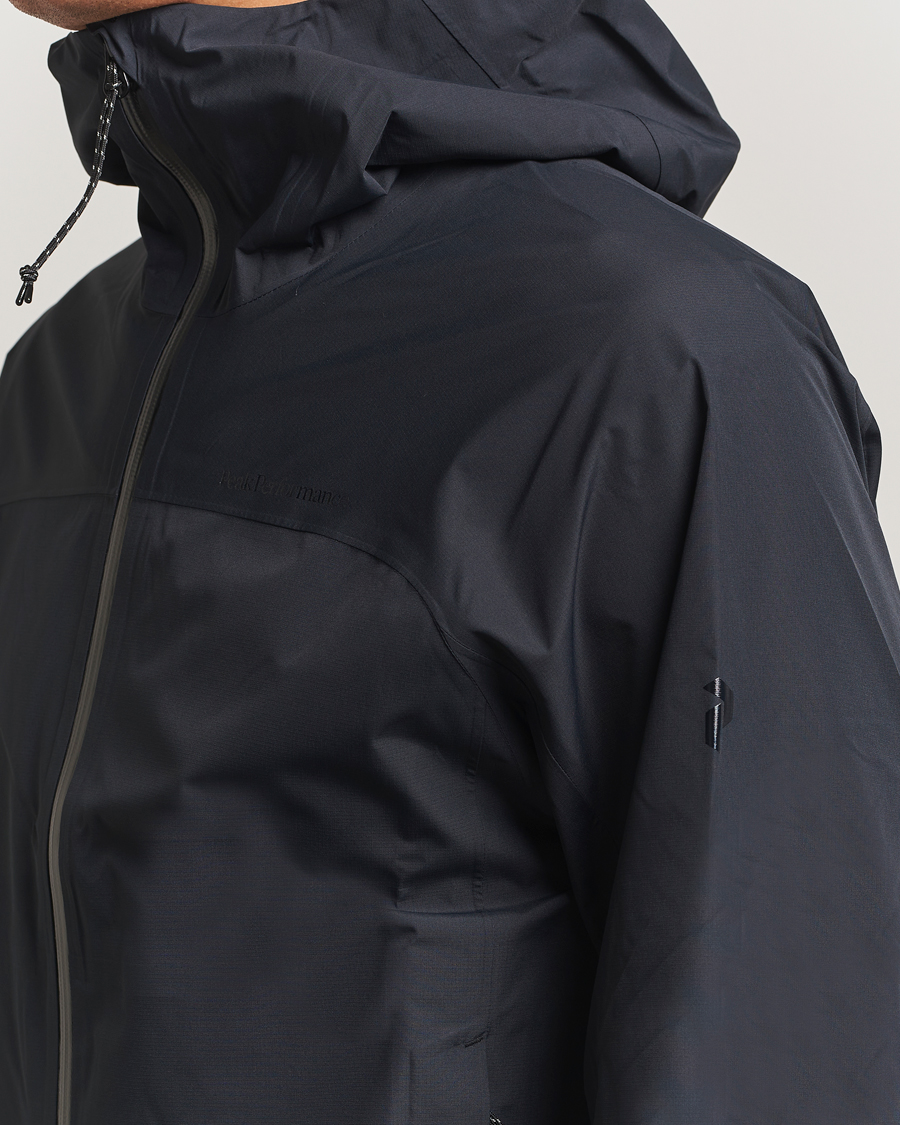 Herren | Jacken | Peak Performance | Treeline Shell Hooded Jacket Black