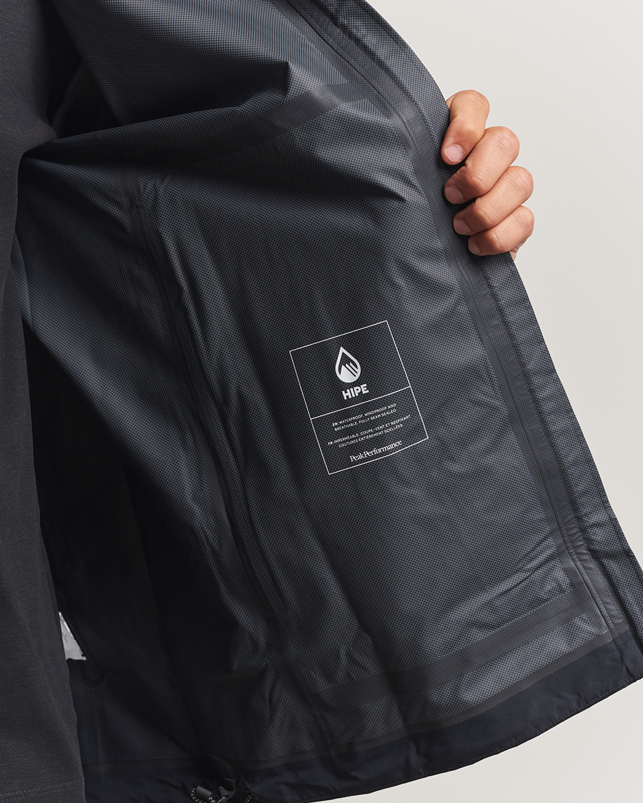 Herren | Jacken | Peak Performance | Treeline Shell Hooded Jacket Black