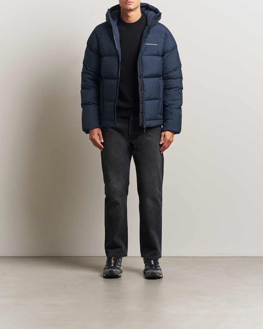 Herren | Jacken | Peak Performance | Rivel Down Hooded Jacket Blue Shadow