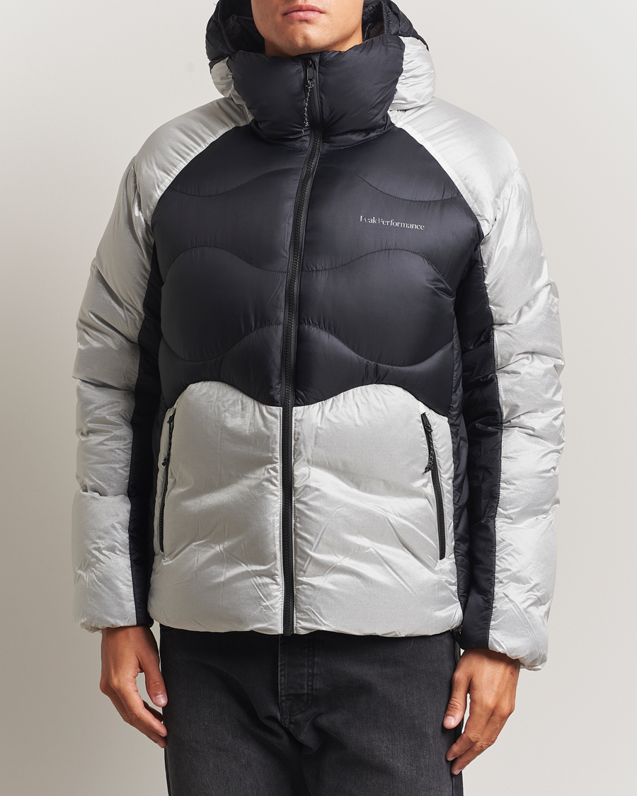 Herren | Jacken | Peak Performance | Helium Diamond Fused Hooded Down Jacket Black/Antarctica