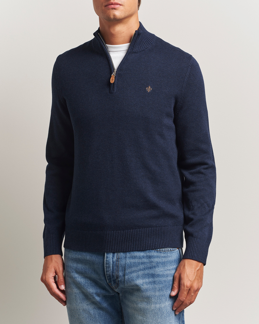 Herren | Pullover | Morris | Darmon Half Zip Blue