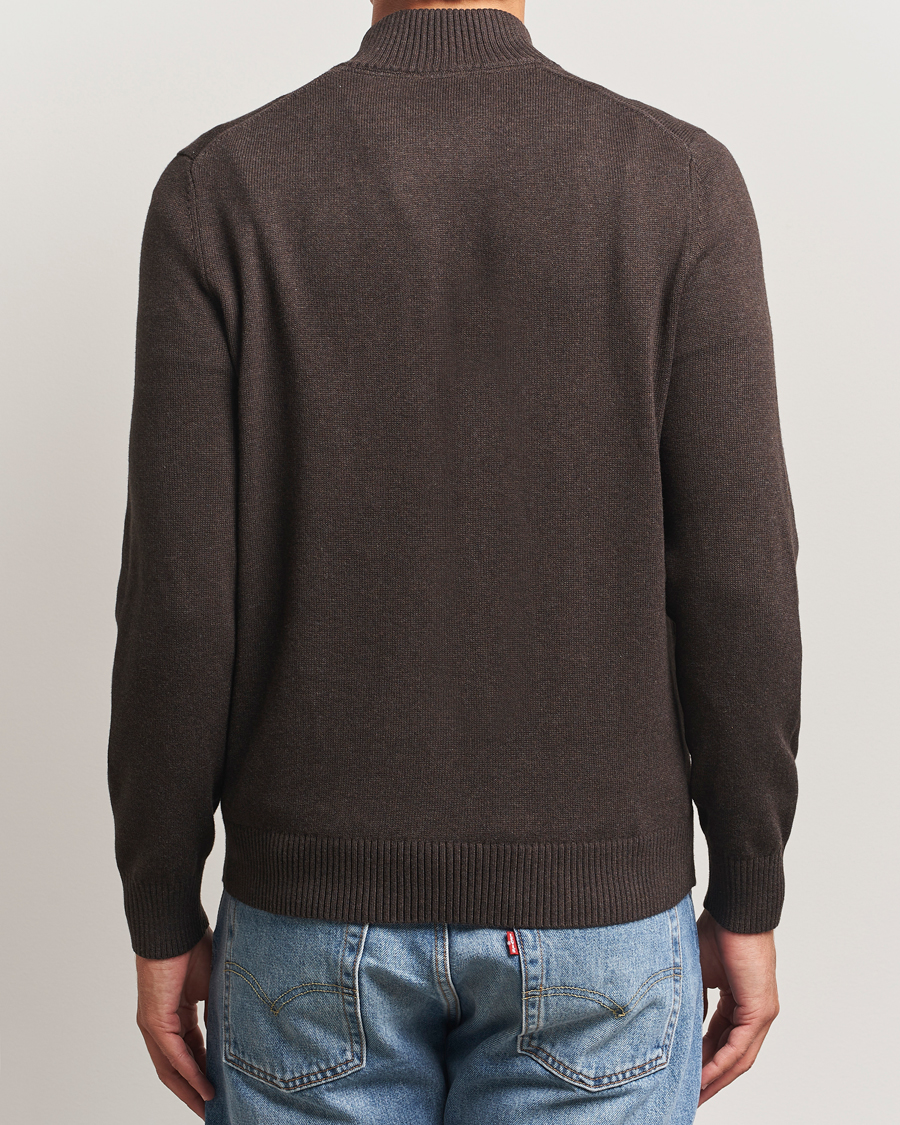 Herren | Pullover | Morris | Darmon Half Zip Brown