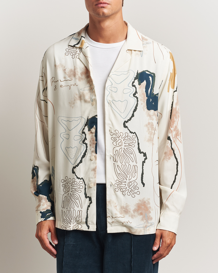 Herren | Hemden | OAS | Brillo Viscose Shirt Beige
