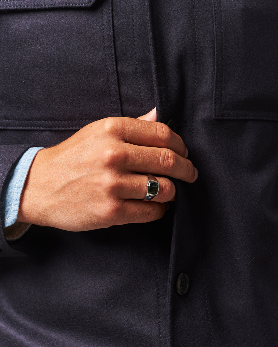 Herren | Schmuck | Tom Wood | Kay Ring Black Larvikite
