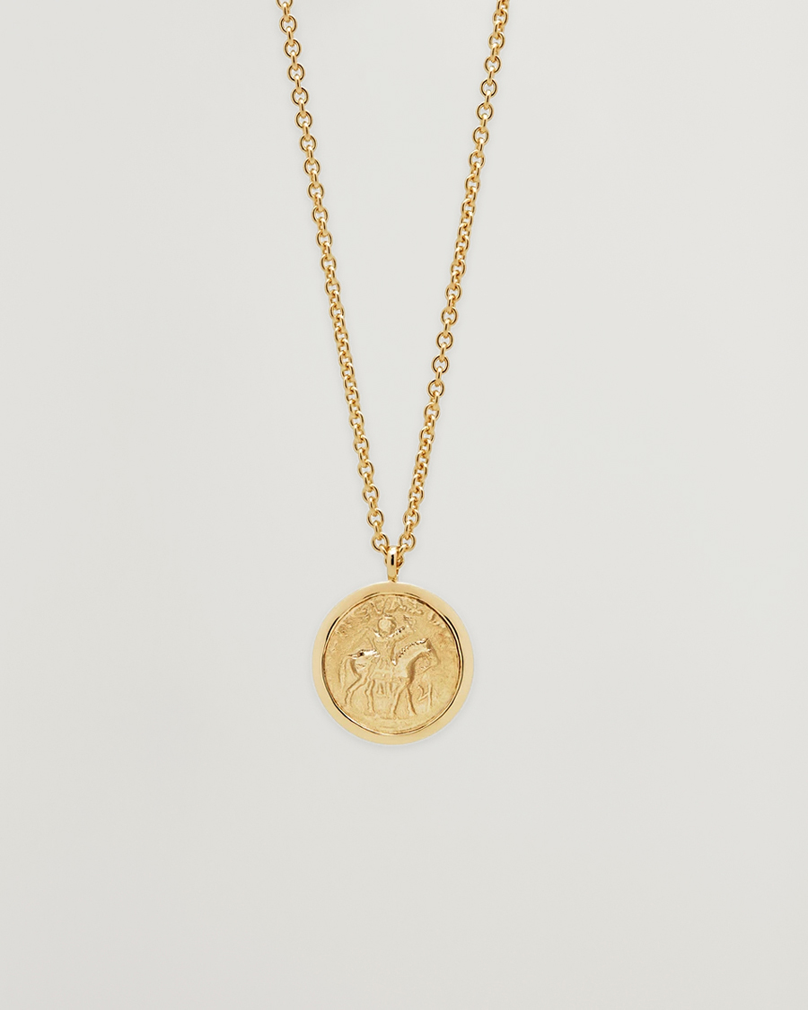 Herren | Schmuck | Tom Wood | Coin Pendant Necklace Gold