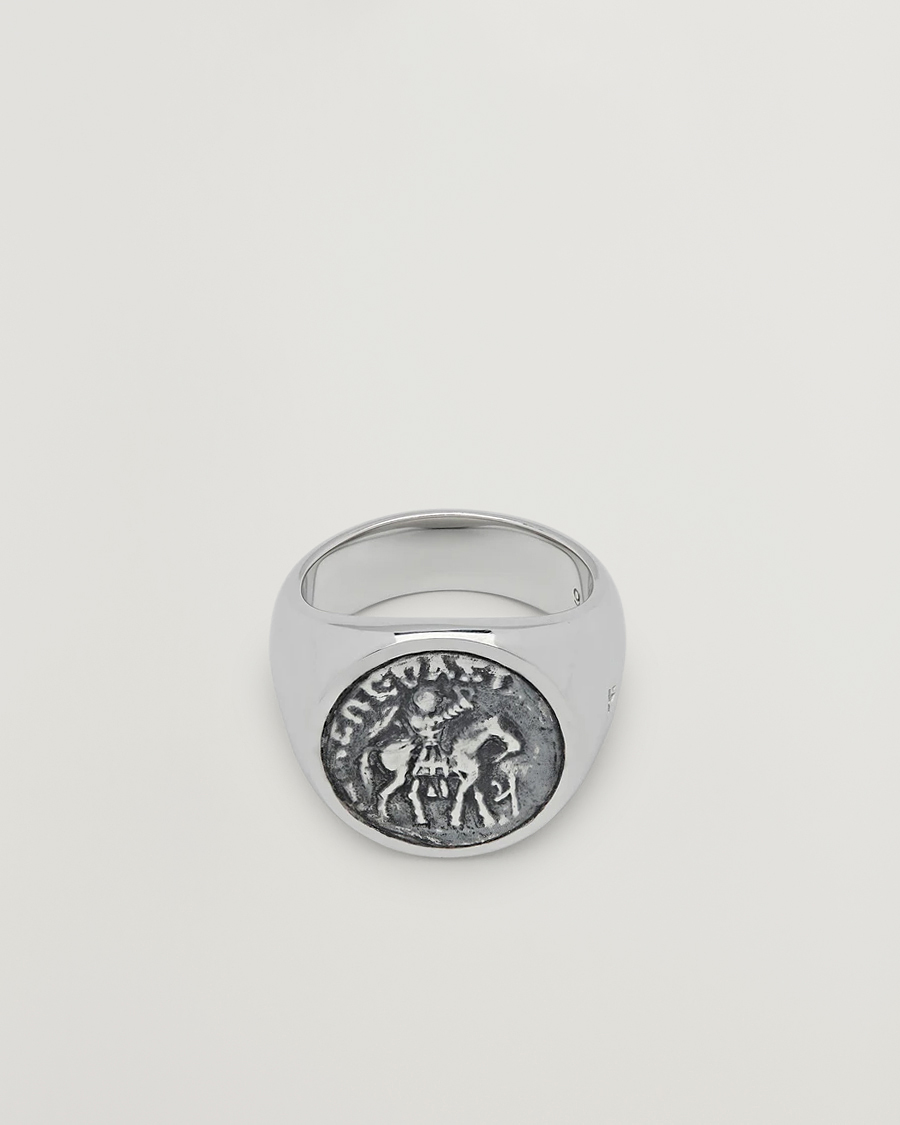 Herren | Schmuck | Tom Wood | Coin Pinky Ring Silver