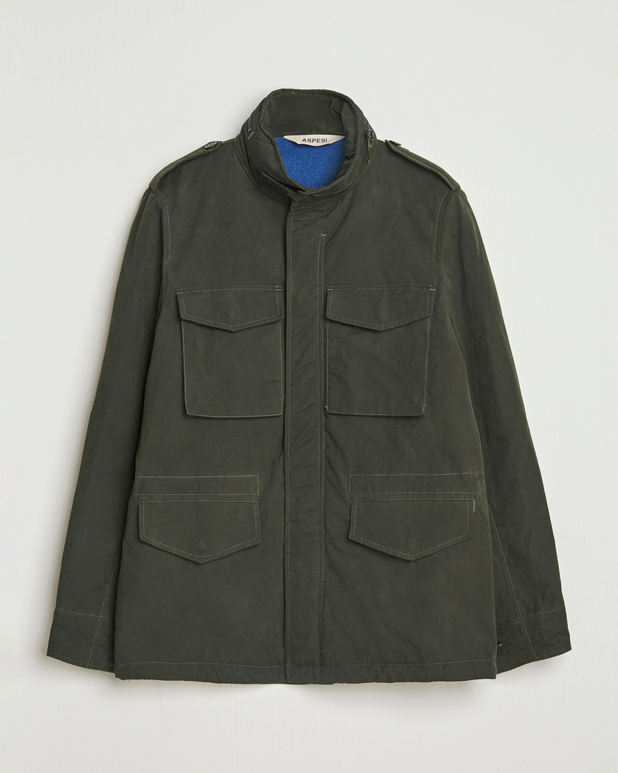 Herren | Jacken | Aspesi | Minifield Cotton Field Jacket Military