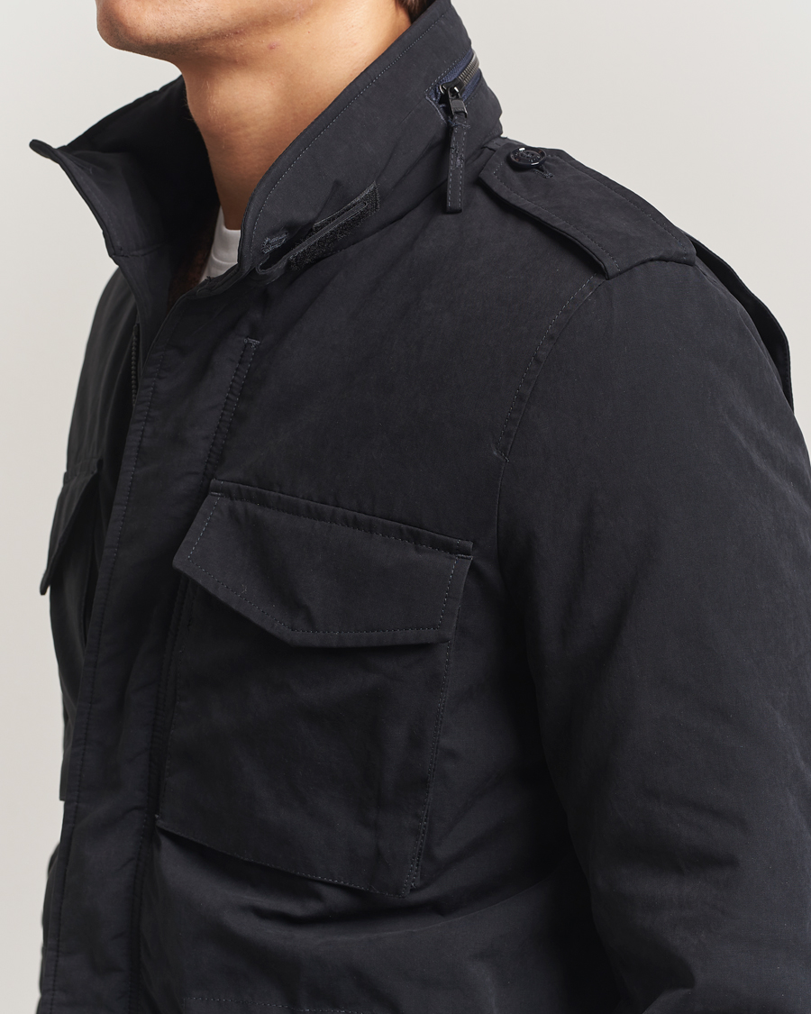 Herren | Jacken | Aspesi | Minifield Cotton Field Jacket Navy