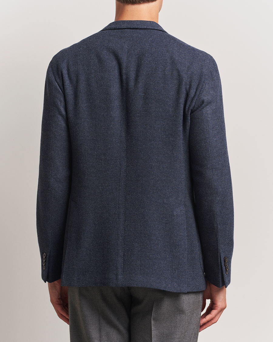 Herren | Sakkos | Boglioli | K Jacket Cashmere/Wool Twill Blazer Dark Blue