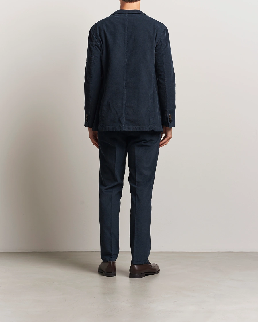 Herren | Anzüge | Boglioli | K Jacket Baby Corduroy Suit Navy