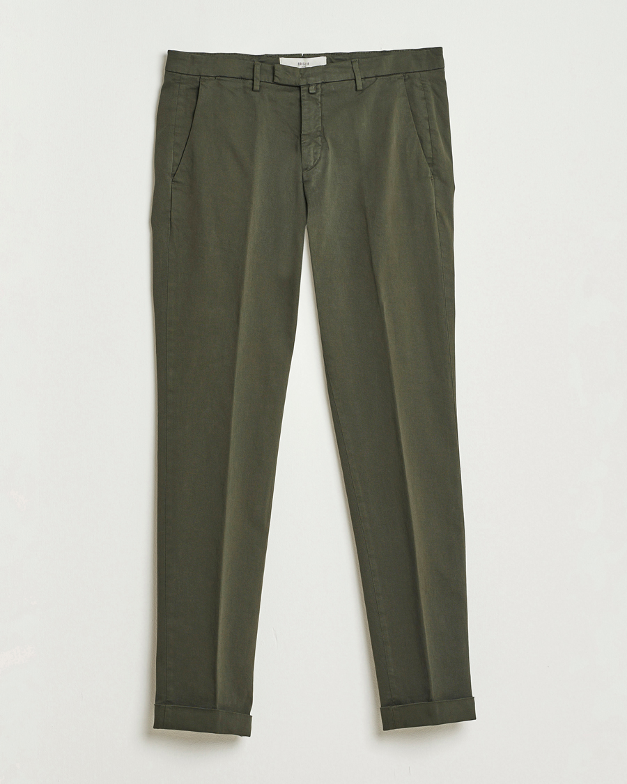 Herren | Hosen | Briglia 1949 | Slim Fit Cotton Stretch Chino Military