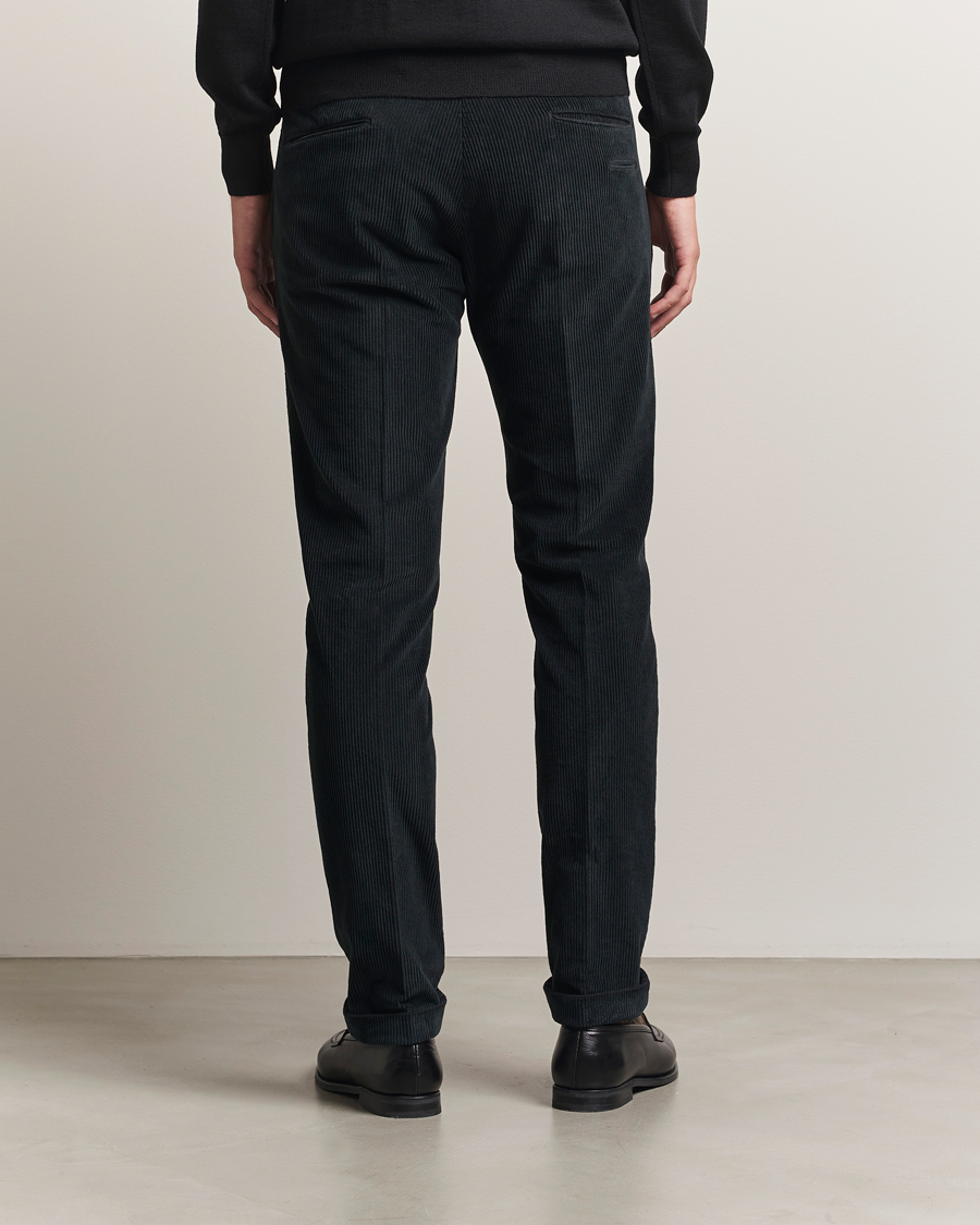 Herren | Hosen | Briglia 1949 | Slim Fit Corduroy Trousers Black