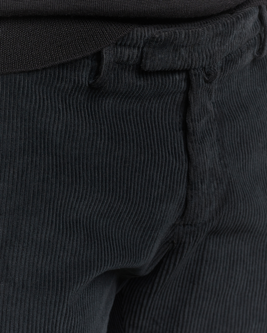 Herren | Hosen | Briglia 1949 | Slim Fit Corduroy Trousers Black