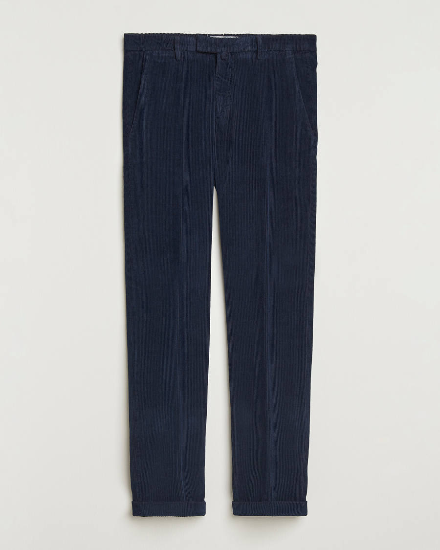 Herren | Hosen | Briglia 1949 | Slim Fit Corduroy Trousers Navy