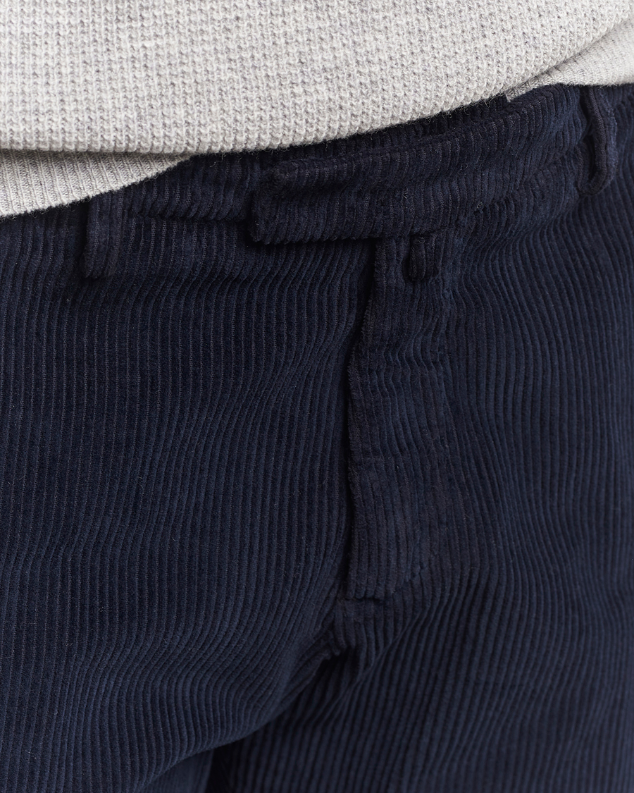 Herren | Hosen | Briglia 1949 | Slim Fit Corduroy Trousers Navy