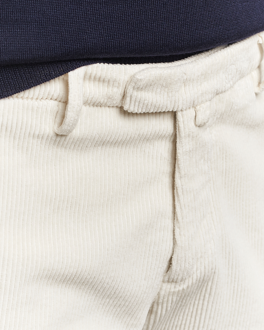 Herren | Hosen | Briglia 1949 | Slim Fit Corduroy Trousers Off White