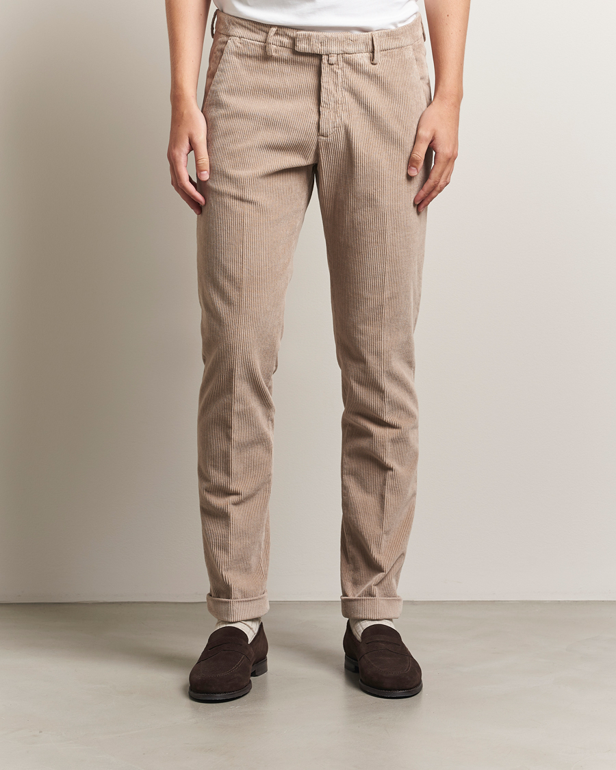 Herren | Hosen | Briglia 1949 | Slim Fit Corduroy Trousers Beige