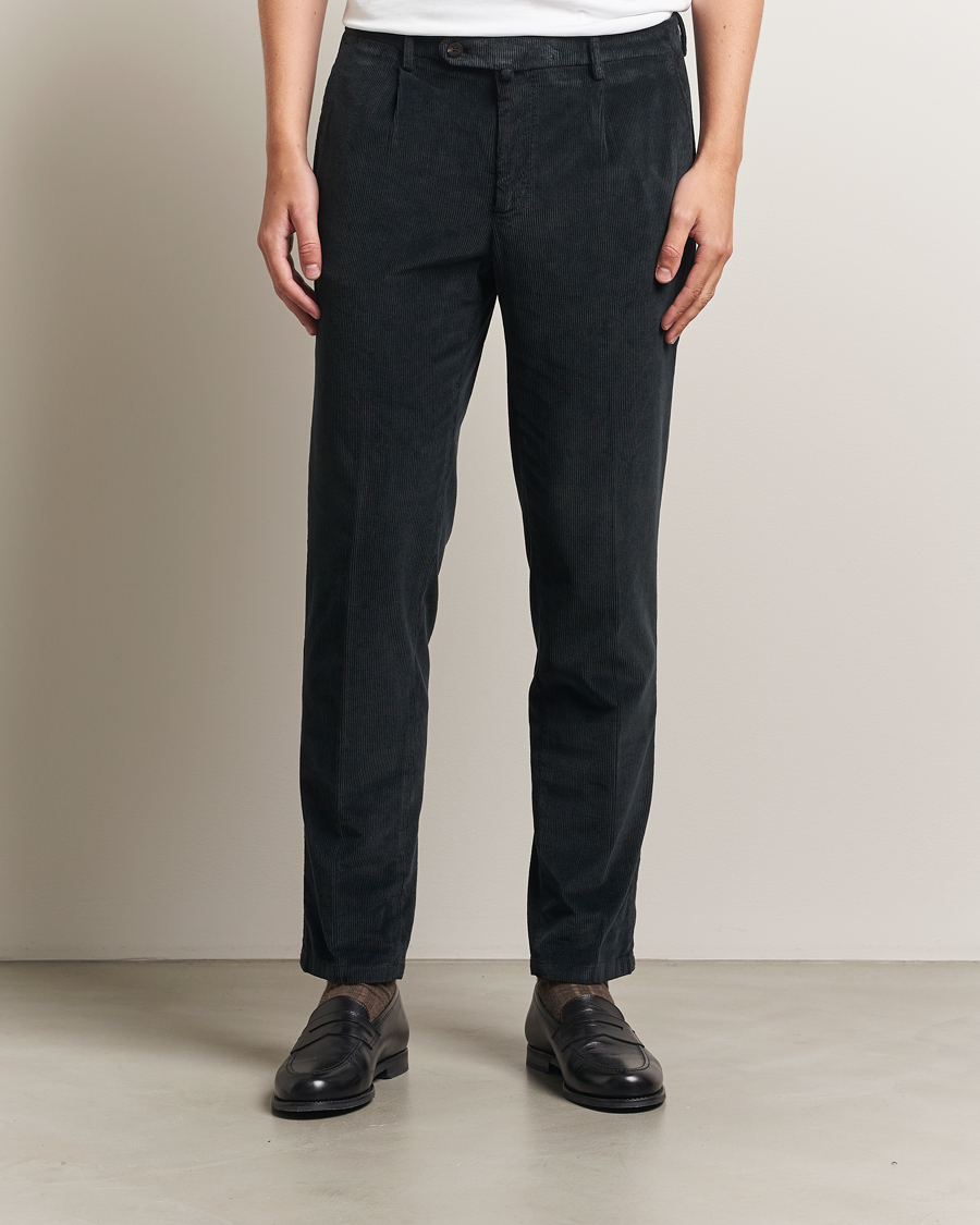 Herren | Hosen | Briglia 1949 | Easy Fit Corduroy Trousers Black