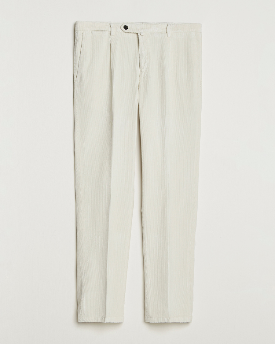 Herren | Hosen | Briglia 1949 | Easy Fit Corduroy Trousers Off White