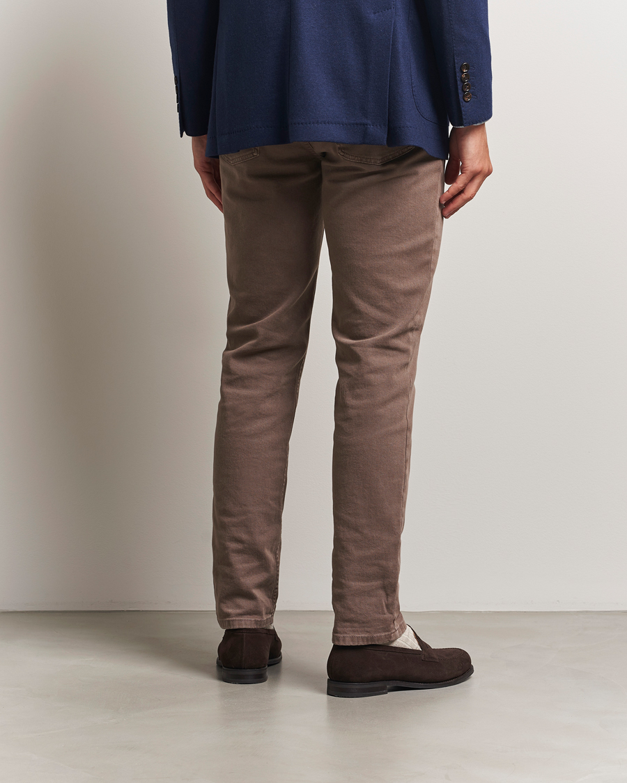 Herren | Hosen | Brunello Cucinelli | Slim Fit Bull Denim Pants Light Beige