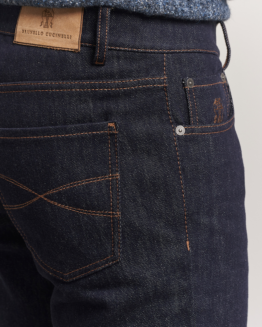 Herren | Jeans | Brunello Cucinelli | Traditional Fit Jeans Dark Indigo