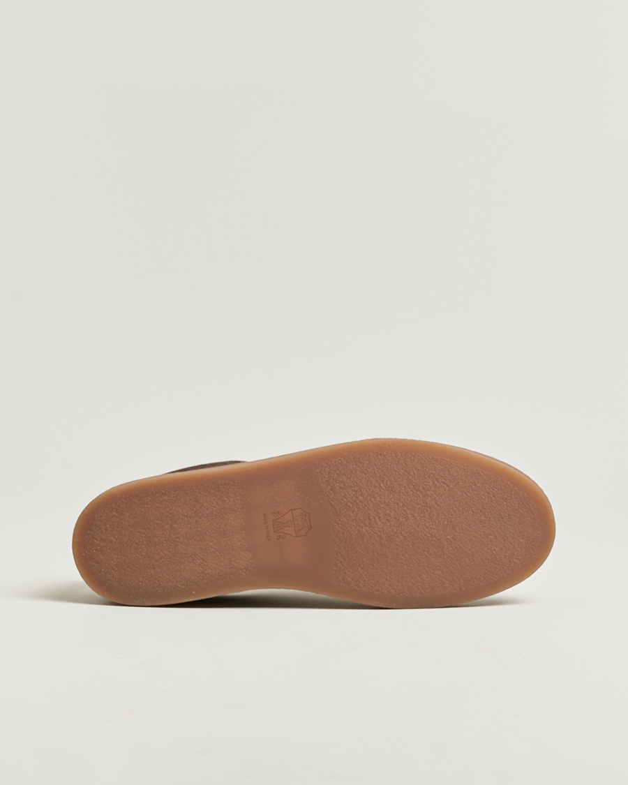Herren | Sneaker | Brunello Cucinelli | Classic Sneakers Dark Brown Suede