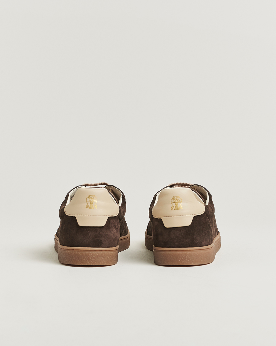 Herren | Sneaker | Brunello Cucinelli | Classic Sneakers Dark Brown Suede