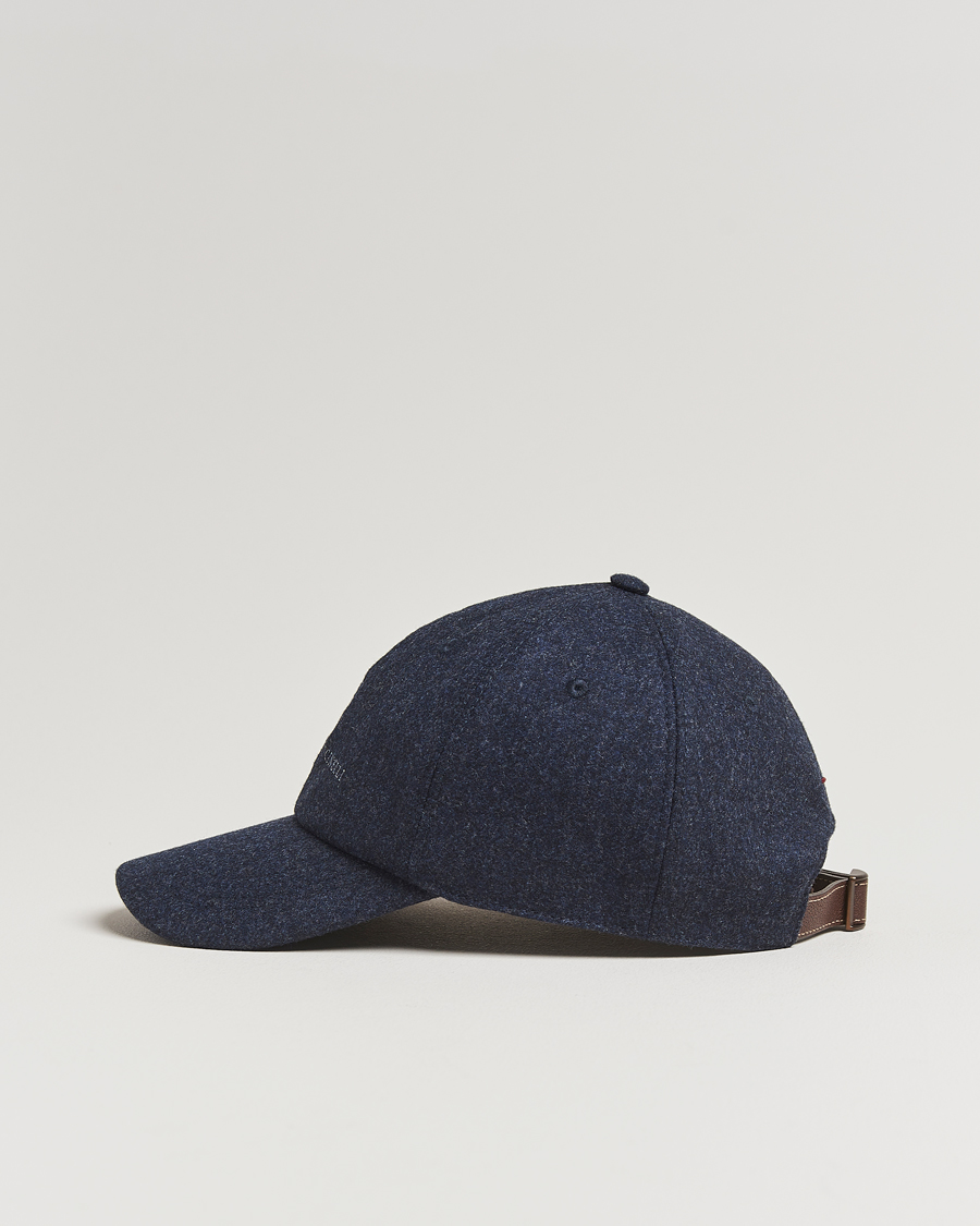 Herren | Hüte & Mützen | Brunello Cucinelli | Flannel Cap Navy