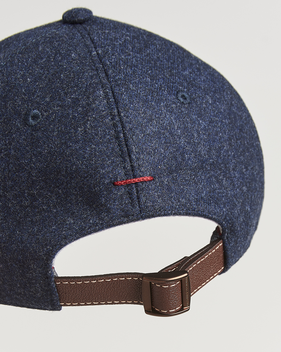 Herren | Hüte & Mützen | Brunello Cucinelli | Flannel Cap Navy