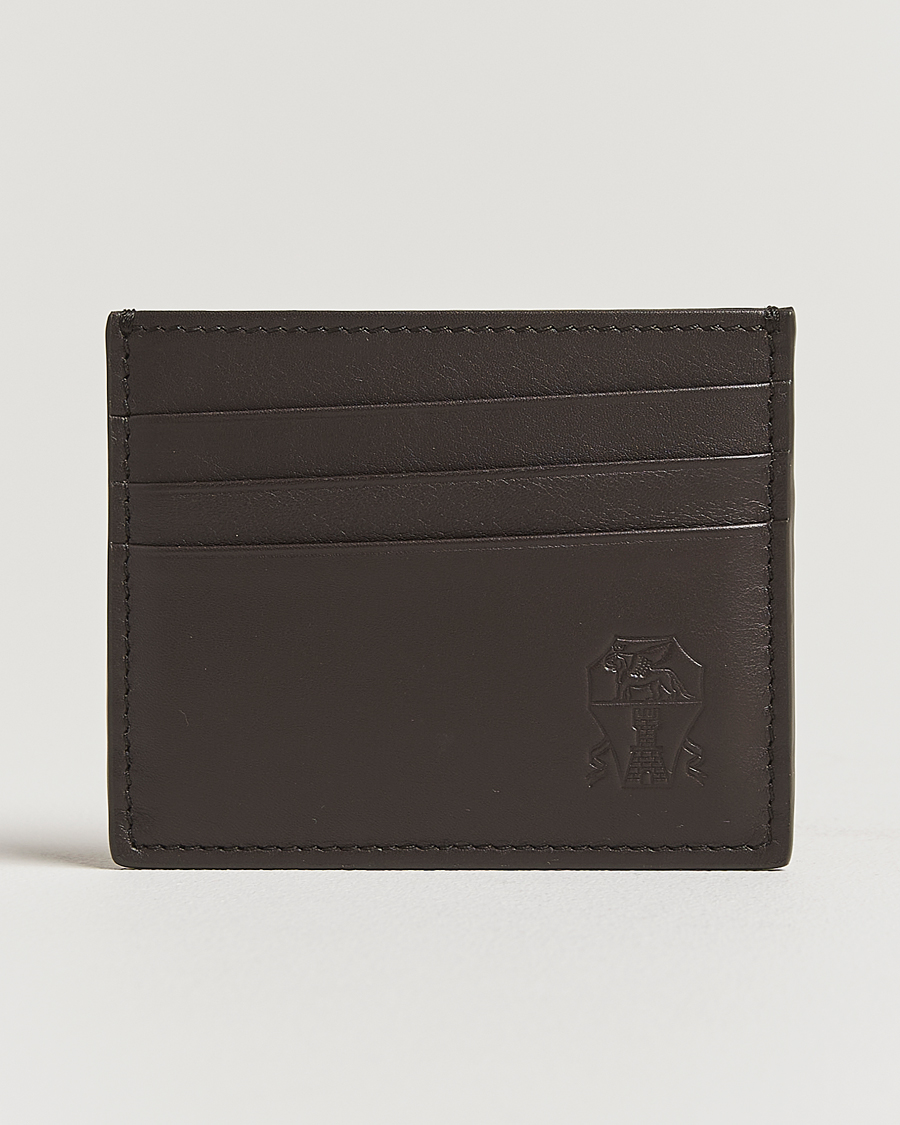 Herren | Geldbörsen | Brunello Cucinelli | Leather Cardholder Dark Brown Calf