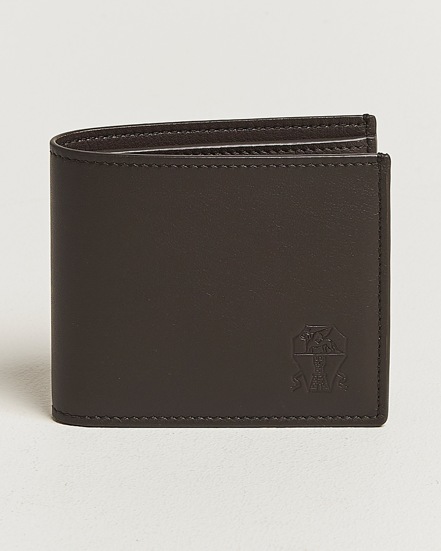 Herren | Geldbörsen | Brunello Cucinelli | Leather Wallet Dark Brown Calf