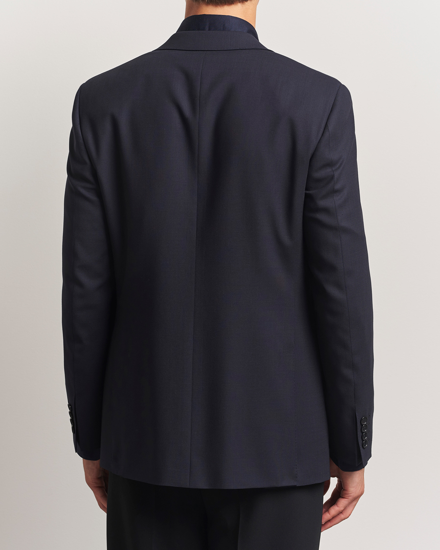 Herren | Sakkos | Canali | Travel Wool Blazer Navy