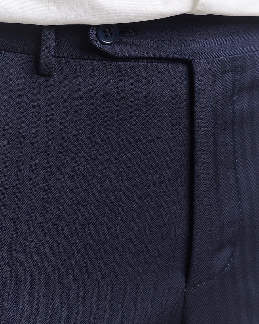 Herren | Anzüge | Canali | Capri Wool Suit Navy