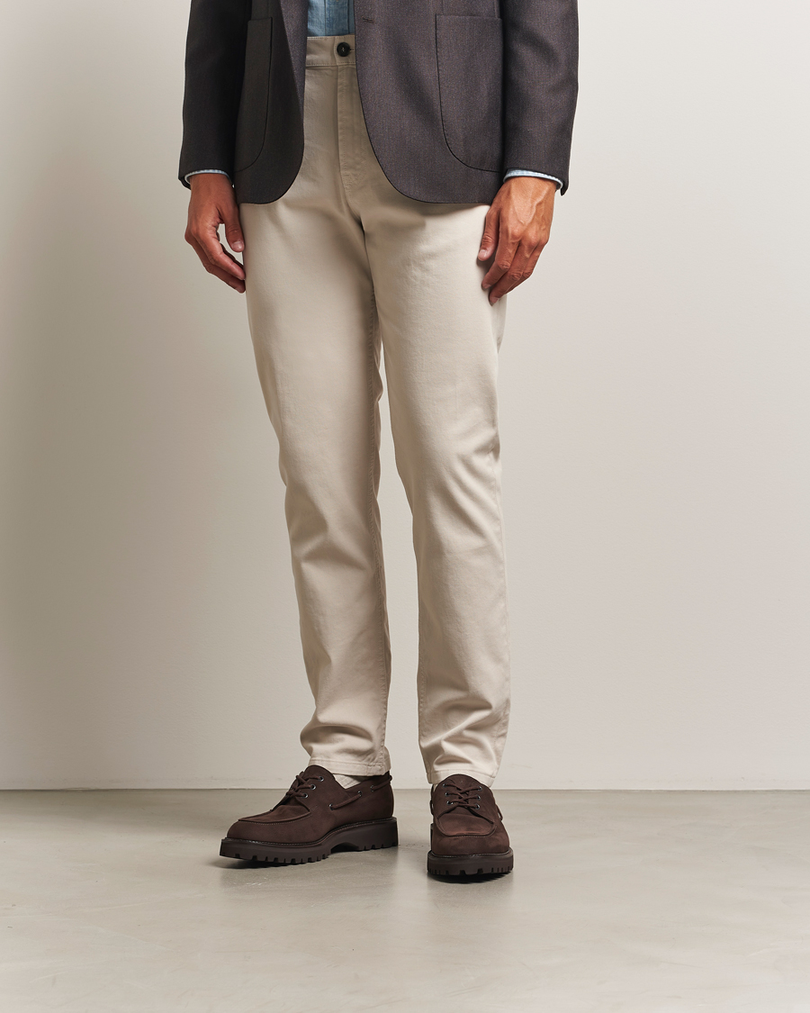 Herren | Hosen | Canali | Cotton Twill Chinos Light Beige