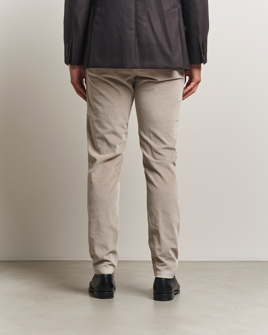 Herren | Hosen | Canali | Soft Corduroy Trousers Beige
