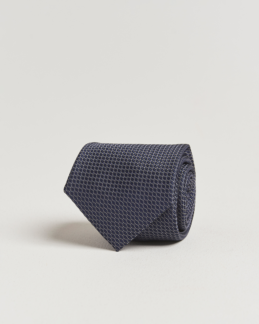 Herren | Krawatten | Canali | 5-Fold Silk Tie Navy