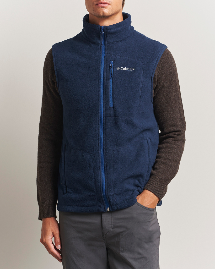 Herren | Pullover | Columbia | Fast Trek Full Zip Fleece Vest Collegiate Navy