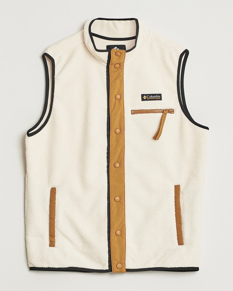 Herren | Westen | Columbia | Helvetia Half Snap Fleece Vest Chalk
