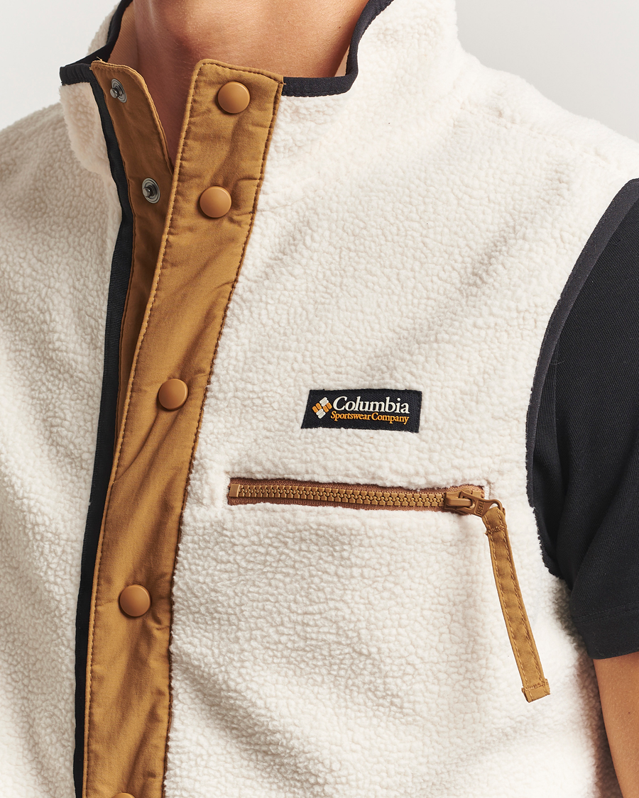 Herren | Westen | Columbia | Helvetia Half Snap Fleece Vest Chalk