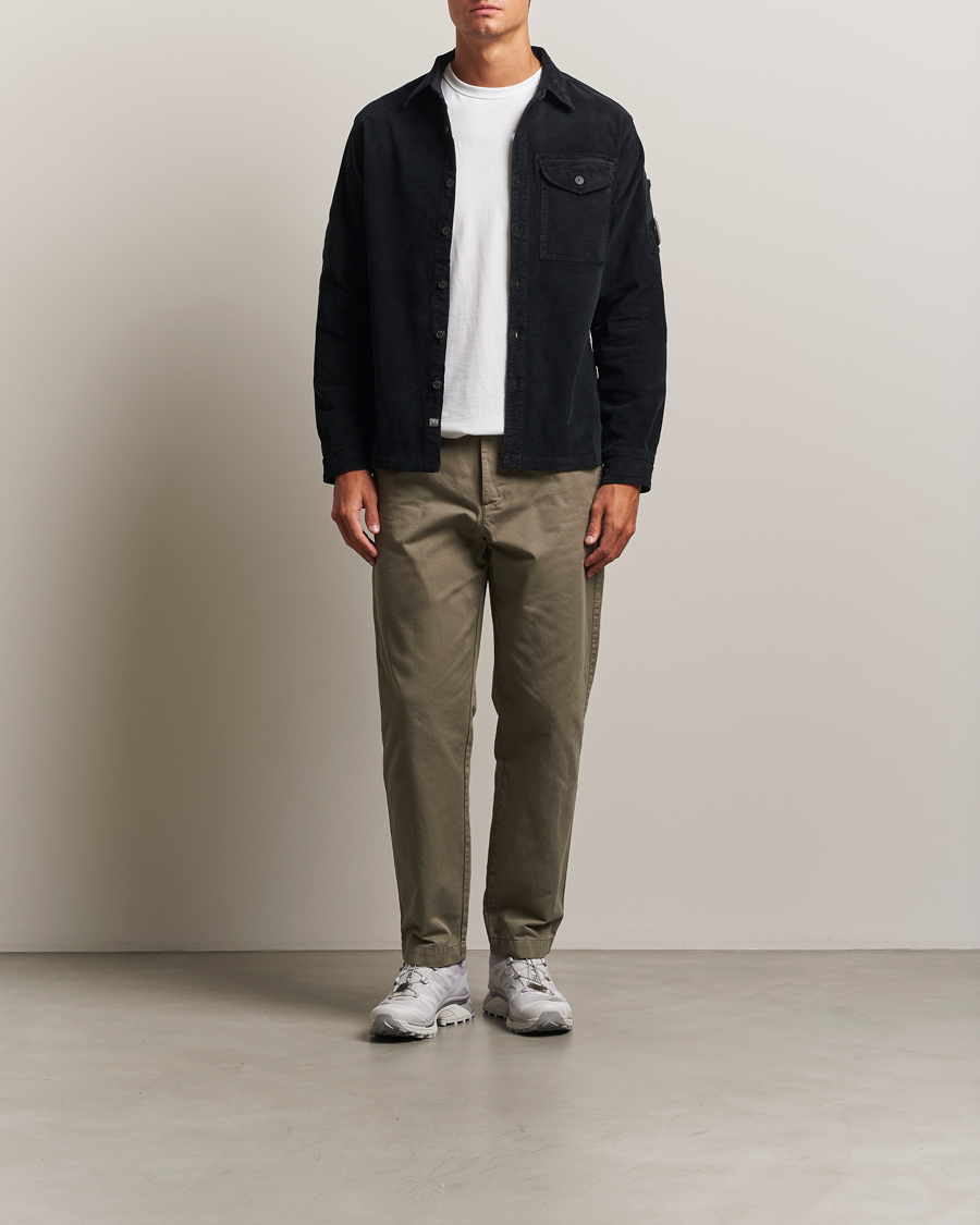 Herren | Hemden | C.P. Company | Corduroy Lens Overshirt Black